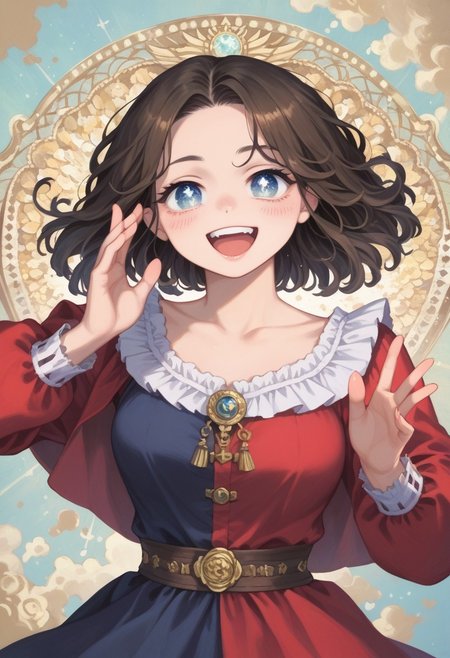 score_9, score_8_up, score_7_up,
masterpiece, best quality, detailed, amazing quality,
detailed background,
detailed eyes, clean eyes, 
dynamic pose, happy,
solo, 1woman, woman,
easynegative,