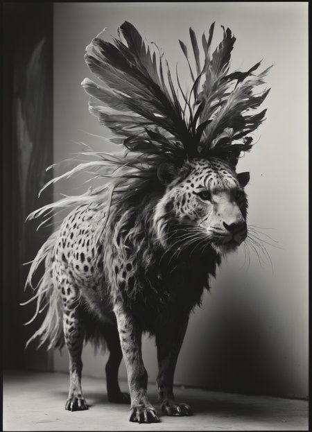 exotic and surrealistic  zoology photography, Christopher Wool, Alex Howitt, (Hans Hartung:0.6)