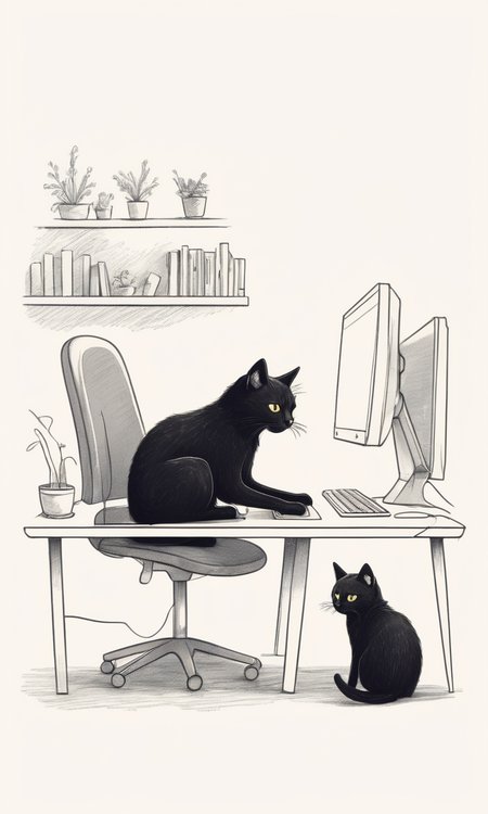 Black Cat Office, Line Style