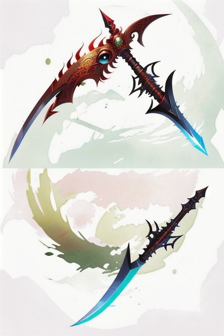 Shengbiao, A type of Chinese halberd, halberd, chinese weapon, that featured a hook at the end of the blade, medieval looking weapon, MagicItem_v1,