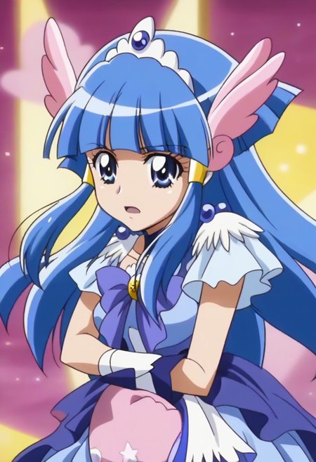 , source_anime, masterpiece, BLUE hair,best quality, detailed background,,rating questionable, detailed background, shiny skin, <lora:curebeauty.pony:1>, curebeauty, , ,, , ,,,,,,anime coloring, anime screencap, 1girl,Solo ,, anime,PUFFY nipple,huge breasts,,,official art, Uncensored ,Unedited ,,,,,,,,,,,,, ,, ,,