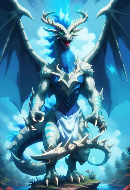 score_9, score_8_up, score_7_up, yamer_pixel_fusion, pixel art,female, hires, hyper-detailed, d3p1x3l, pixel art,real life1girl, solo,anime style, hd, ultra detailed, alone, full body, dragon, emerald green eyes,humanoid,anthro,humanoid face,tall,body,female,girl,feminine,elegant body,male,fundoshi,bulge,biggest breast,spirit, dragon, white western dragon, toothless and rostrum style snout, antlers with a half-moon pattern, light blue flames that go from the back of the head to the tail, a spear at the tip of the tail, background forest
BREAK
score_9, score_8_up, score_7_up,side view,potrait