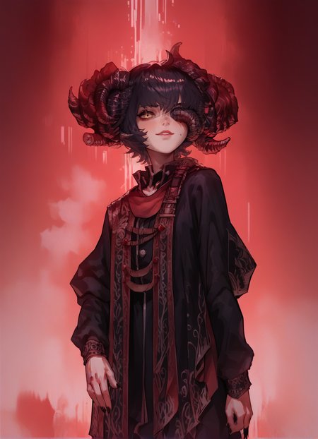 Action Figure of score_9, score_8_up, score_7_up, source_anime, sketch,score_6,monochrome, glitch, standing, lights,blurred background, mohg lord of blood, (fog:1.2),blood,red background, solo,  <lora:Mohg_Lord_of_Blood:1>