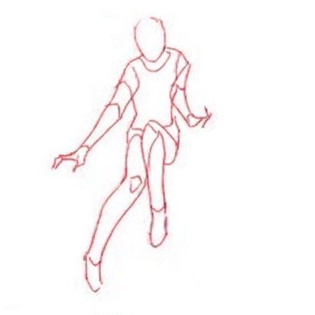 Sketches of dynamic poses