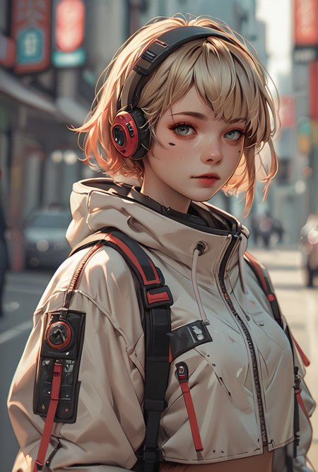 score_9, score_8_up, score_7_up,score_6_up, score_5_up, score_4_up,  BREAK
techwear,  <lora:TechWearPony:0.8>,
1girl, , solo, blurry background, looking at viewer