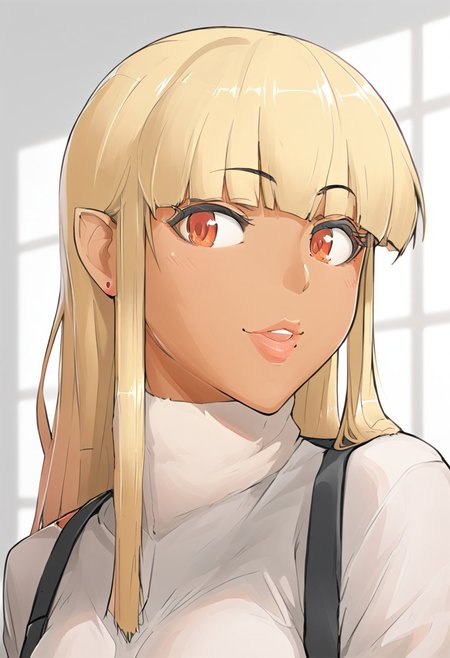score_9, score_8_up, score_7_up, score_6_up, (haaru),concept art, digital artwork, highly detailed, sharp focus, portrait ,1girl ,
 mgqeva, Gyaruu, Tan, Gyaru,blurred background ,