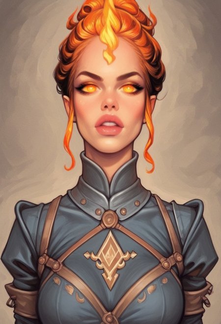 (((front view, dynamic angle))),
comic style, looking at viewer, highly detailed, source_comic_illustration, from front, 1girl, illustration, comic style, looking at viewer, highly detailed, source_comic_illustrationskinny, looking at viewer, 1girl, masterpiece, best quality, cowboy shot, girl, realistic drawing, anime, by Sam Yang, sharp highly detailed 2d illustration, comic art, (hyperrealism, soft light, sharp), 
BREAK
((bestifacator, black glowing eyes, dynamic pose)), hair the color of fire, (((((long fiery hair made up of flame:1.1))))), ((in burning castle manor, soot on the walls))
((((full-clothed))))
BREAK 
(((((in burning medieval castle, soot on the walls)))))
(((((in ruined medieval castle, burned background))))))
score_9, score_8_up, score_7_up, score_6_up, source_cartoon, rating_explicit, Expressiveh, (((((upper body))))), dynamic pose
