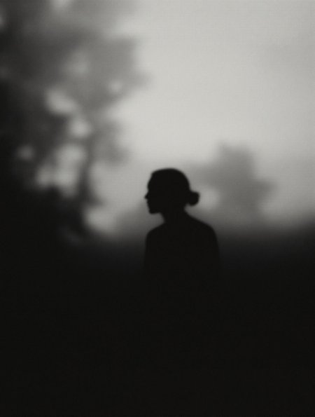 post-documentary silhouette photography, Mann-inspired ethereal grain, atmospheric depth, temporal echoes, intimate storytelling dissolving into abstract forms –style ethereal