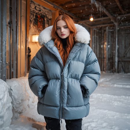 score_9, score_8_up, score_7_up, score_6_up, score_5_up,freezerroom scene, cinematic,Depth of field, bokeh, best quality BREAK
 one irish women, sexy curves, revealing outfit,extra_puffy_jacket , covered in snow and ice
 <lora:FreezerRoom:1> <lora:Pony_Extra_Puffy_Jackets_V1:0.8>