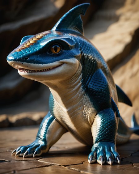 score_9, score_8_up, score_7_up, intricate details, rating_safe, <lora:SnakeSkinStyle:0.7>, 1boy(solo, feral furry, 
shark with Jed-snkskn, snakeskin,
full body, looking at the viewer, solo, smiling), detailed background, depth of field, subsurface scattering, 
<lora:ral-chrosc-clr:0.3>, ral-chrosc-clr,
<lora:xl_more_art-full_v1:0.3>,
<lora:add-detail-xl:0.3>