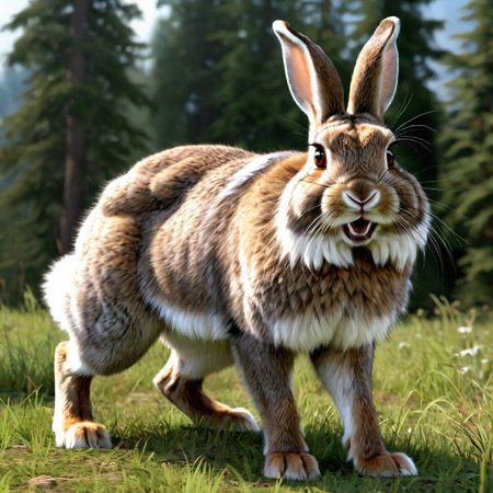 realistic,full body shot,(paws),buck teeth, rabbit teeth,furry ears,long rabbit ears,rabbit, feral,(realistic fur, rabbit fur, fluffy fur,brown fur,detailed fur texture,fur covering body),short legs,on all fours,rabbit body,
