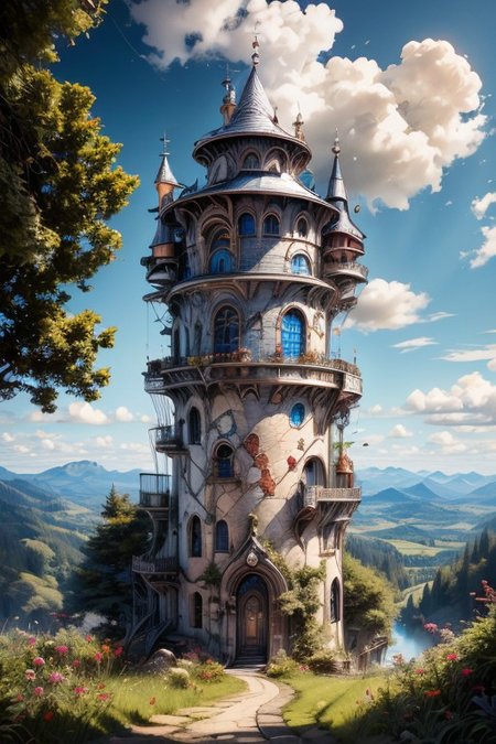 realistic analog photo, award winning photo, MarbleStainlesssteelWorld witow, no humans, scenery, blue sky, road, nature, outdoors, RAW, highres, 8k, uhd, High Dynamic Range, tonemapping, crisp details, portcullis,