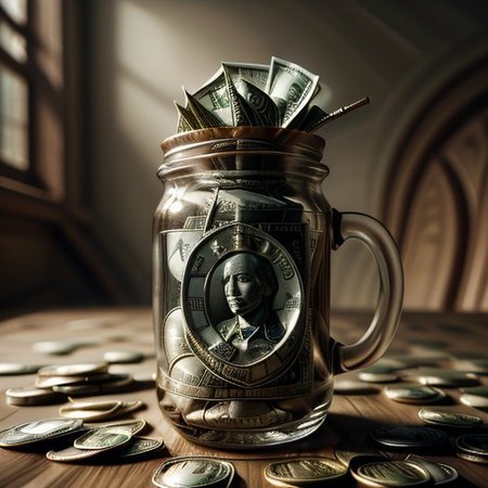 stretch, Sharp image, 4k, 8k, Detailed and Intricate, Cinematic, Dynamic Lighting, 
OverallDetail, angry expression,  dollar world, ultra detailed, ultra resolution, Dollar bills, vault, no people, fully generated, amazing, beautiful,