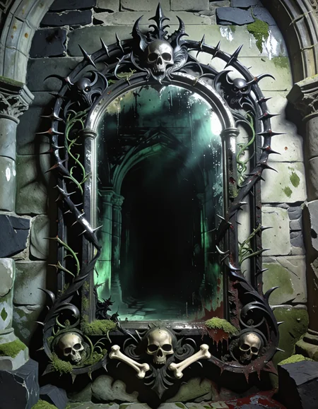 gothic horror mirror