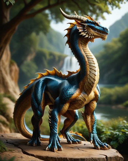 score_9, score_8_up, score_7_up, intricate details, rating_safe,
<lora:SnakeSkinStyle:0.7>,
1boy(solo, 
feral furry, dragon with Jed-snkskn, snakeskin, 
full body, looking at the viewer, solo, happy), detailed background, depth of field, subsurface scattering, 
<lora:ral-chrosc-clr:0.5>, ral-chrosc-clr,
<lora:xl_more_art-full_v1:0.3>,
<lora:add-detail-xl:0.3>