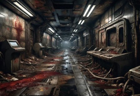 EdobHorrorLandscape,
ghst-3000, OverallDetail,
A landscape of a deserted metro station,
hopeless, nightmare, broken lights, night, dark ambiant,
trash, corpses, blood, skelettons,
HDR, HD textures, intricated details, 8k,