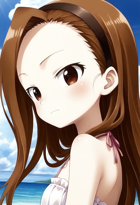 detailed background, shiny skin, posing, rating safe, 
<lora:yamamoto.pony:1>,
yamamoto,
iori, top less,