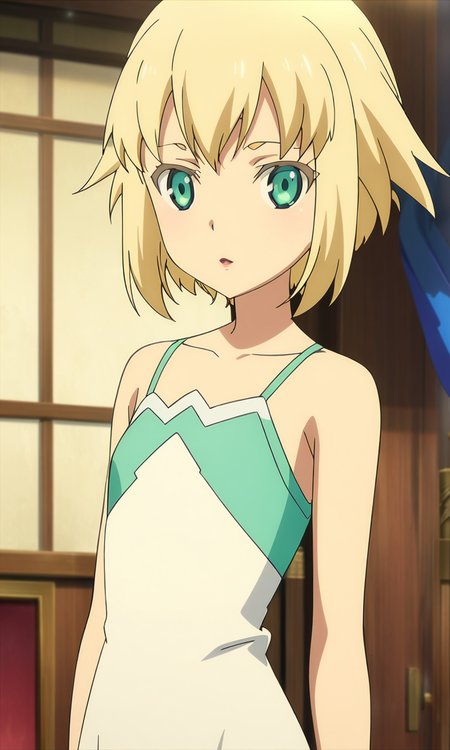 anime artwork juno, 1girl, solo,short hair, blonde hair, lips, green eyes, petite, flat chested,clothes,masterpiece,best quality,8k highres,detailed . anime style, key visual, vibrant, studio anime, highly detailed