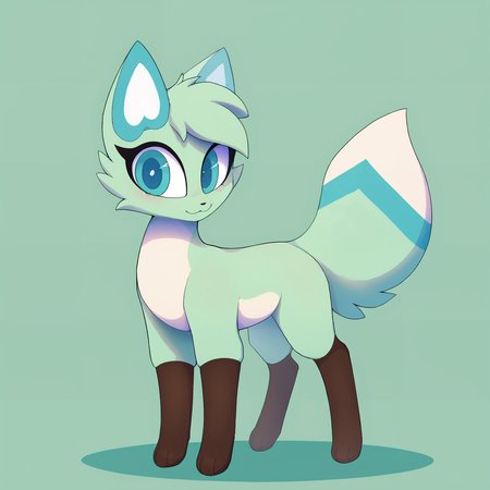 <lora:ArzyParzy-STYLE:0.8> arzyparzy <lora:Slushi-PONY:1> Slushi, feral, solo, full body, looking at viewer, score_9, score_8_up