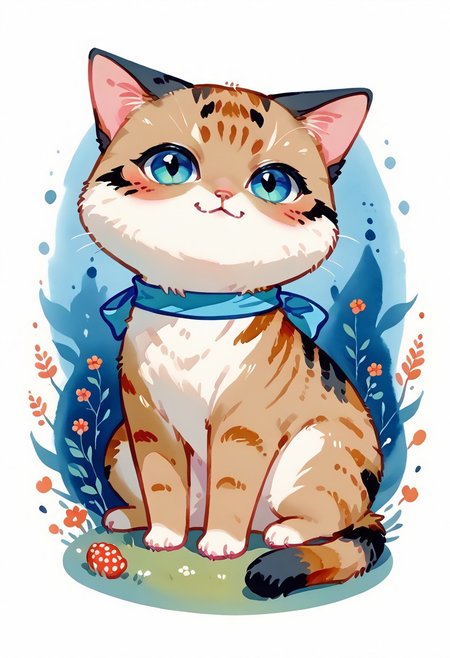 score_7_up, score_8_up, score_9, (full body:1.15), cat, animal kitten, chibi animal cat, Kus1cat, Chibi Art Style, furr, 
cute cat, game character, very cute, chef, watercolor style,
(cute cartoon kitchen detailed background), HQ,