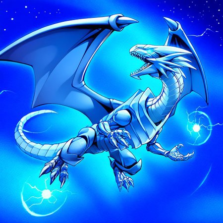 score_9,score_8_up,score_7_up,score_6_up,source_anime,detailed background,
no human being, dragon, alone,
((Blue Eyes Ultimate Dragon), non-human, blue-eyed white dragon, energy ball, mouth open, flying, wings spread, official art, sharp teeth, stars, (Neo Blue Eyes White Dragon),
starry sky, lightning, night sky, dragon, no humans, blue eyes white dragon, <lora:65cd618c-a9e0-4837-9c63-5ed3045c9874:0.7>, <lora:1b1c37cc-dc95-4d47-a7f9-53ae810a6c11:0.7>, <lora:b678064f-86fe-4939-8948-2e4a011cbf3a:0.7>, best quality, masterpiece, source_anime, zPDXL2, BREAK  , theshining, open mouth, teeth, looking away, blue eyes white dragon, wings, claws, 
cinematic lighting, dramatic lighting,  full body view, dark spiral background, black hole in the background, glowing eyes, white aura, blue aura, cinematic lighting, (((metallic skin))), burst in mouth, (((metallic azure scales shimmer with an ethereal glow))), fastenerswm, FLYING, MOONLIGHT SKY, crystal skin, ((Glowing veins))
