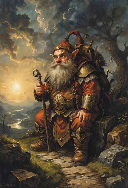 Memoirs of a Gnostic Dwarf  , high resolution, atmospheric,