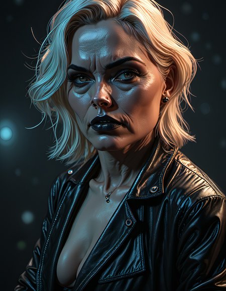 (cell shading:2)+, (thick lineart, sharp edges, cel shading, linear hatching, black and white comic-noir aesthetics, film noir atmosphere, high contrast, duotone), (in ARTIST style:1.8), (masterpiece:1.8), (striking sexy pose:2), Close-up of dark skin gorgeous girl face with wet white hair, cute, white wet hair, bang, freckles, striking siamese large eyes, aligned eyes, mirror eyes, long lashes, trendy portrait, tender Aesthetic nose, puffy lips, sensual lips, detailed texture, detailed eyes, petite body, detailed skin, clean skin, upper body, beautiful, violet parr, lace, 18 years old, (black bold eyeliner, makeup:1.3), NSFW, bad weather, heavy rain, water drops on body, water drops on face, pierced bellybutton, light abs, (tiny waist:2), transparent armour, ((small nose piercing in nostril, transparent choker)), glowing clothes, (detailed night cyberpunk city background:1.8), blue sky, shallow depth of field, (detailed night cyberpunk city background:1.8), best aesthetic, soft light, bad weather, heavy rain, lace, tiny waist, (science fiction texture, science fiction skin, someplastic, no humans, still life, english text, realistic, device, skin texture) skin, (masterpiece:1.8), (highest detailed:1.8), (angle:1.8), perfectly lighted, (contrast), (saturated), (((sharp focus))), (hyperdetailed:1.3), (intricate details:1.2), (Refined details:1.3), (best quality:1.5), highly detailed textures, vibrant colors, <lora:Someplastic_V2:0.8>, (ultra sharp focus:1.8), (detailed skin:1.8), (thin lines:1.8), (best quality:1.8), <lora:glowneon_xl_v1:0.7>, medium breasts