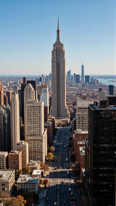 photo, photography, Fujifilm XT-4 Viltrox, Manhattan, New York landscape, noon, very intricate, very detailed, realistic. sharp, bright, colorful, film grain, high contrast, <lora:Anti-Blur:1><lora:Insane Detail Slider:0.25>  <lora:flux.1_lora_flyway_Epic-detail_v2:0.3> <lora:fluxenhancer:0.25>