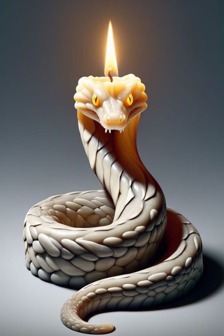 mad-candle  snake,<lora:Candles_SDXL:0.7>,, (masterpiece, best quality, high quality, highres, ultra-detailed),