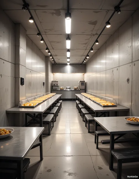 cavernous cafeteria pony