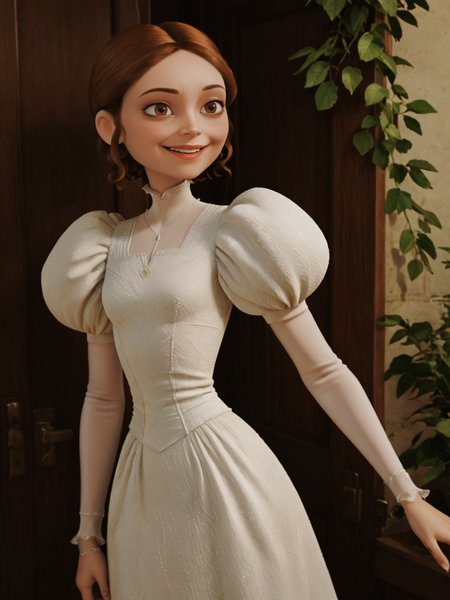 score_9, score_8_up, score_7_up,  score_6_up, BREAK, Lucill3, 1girl, smile, brown eyes,  <lora:Lucille:1>
