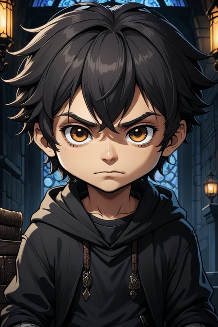 evil chibi hacker guy,  computer background, 
Divine, 
2D comic illustration, 
anime fantasy, 
fine-inked Thick-outlines, 
cel-shaded, 
contour, 
mysterious, 
Dark, 
by alphonse mucha, 
Town of Salem 2, 
darkest dungeon, 
iratus:lord of the dead