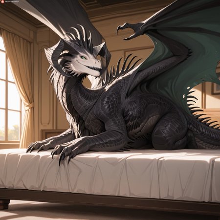 Chromatic Black Dragon (2024 DnD) [Illustrious]