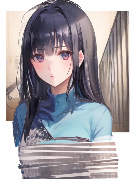 <lora:crayon_style_v1.0:1> crayon_sytle, masterpiece, best quality, 1girl, solo, close-up,