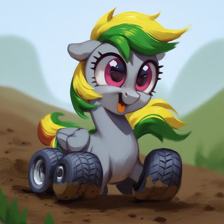 Wheely Bopper (OC) [PonyXL]