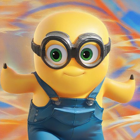nailong, no humans,yellow skin,pokemon \(creature\),3d,solo, green eyes, cowboy shot,abstract, 
[minion \(despicable_me\)::0.7],goggles ,smile,
masterpiece, best quality,blue_overalls,
<lora:nailong_noob_ep50_v1:1>  <lora:nyalia:1> nyalia