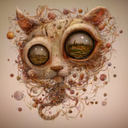 <lora:SDXL_Style_by_Naoto_Hattori_Sa_May_V4:1> Style by Naoto Hattori a cat