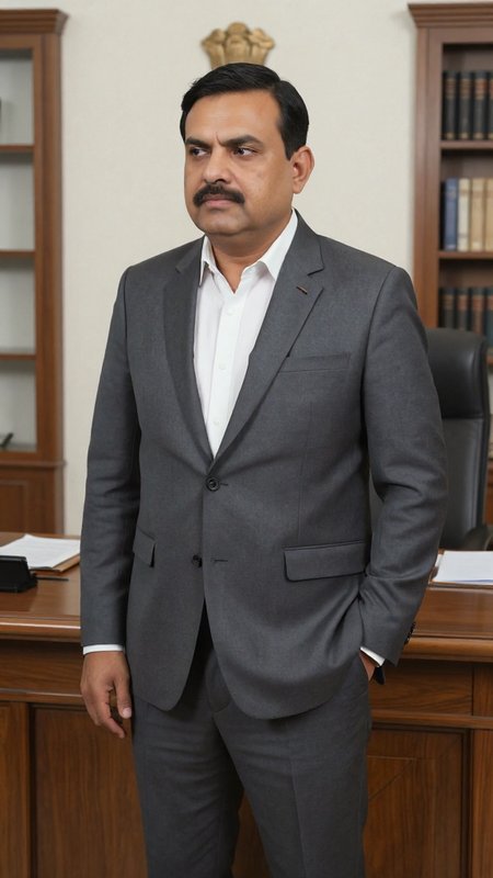 Serious Indian Civil Services Officer Man Ramesh | Realistic Z-Image Turbo LoRA