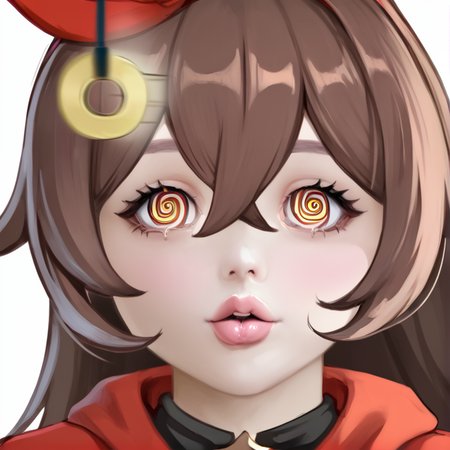 Amber (genshin impact) hypnotized, 1girl, photorealistic, begging to be bred, score_9, Amber, Genshin Impact, bimbo, huge boobs, bubble butt, <lora:StS-Pendulum-Hypnosis-Coin-SDXL-Test-4-UNET-Only:1>, hypnosis, looking at pendulum, brown hair, perfect eyes, spiral eyes, horny, safe_pos