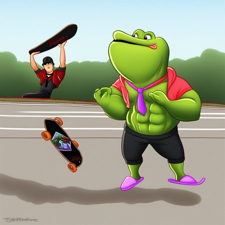 Cartoon Style Vintage Handdrawn