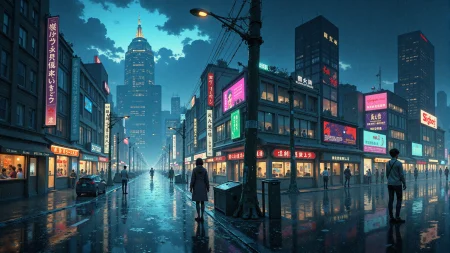 a city in Venus beautiful  anime landscape, rainy day, woman, very intricate, very detailed, sharp, bright, colorful, <lora:Hand v2:0.5> <lora:Anti-Blur:1><lora:Insane Detail Slider:0.25>  <lora:flux.1_lora_flyway_Epic-detail_v2:0.3> <lora:fluxenhancer:0.25> <lora:ROWER:0.6> <lora:Niji Anime Stan Katayama:0.8> Niji Stan Katayama Style