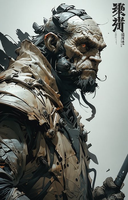 photography in the style of detailed hyperrealism ,cinematic composition, dramatic light,dnd character,poster ,monster,ink scetch, Ashley Wood, Yohji Shinkawa , bold lines,hyper detailed,intricate, poster,artstation,perfect composition <lora:add-detail-xl:1> <lora:xl_more_art-full_v1:0.3> <lora:M_niji_XL:0.7> <lora:MJ52:0.3>