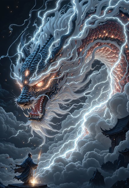 ** I don't know how but it works XD **  Yilluminated powerYS izDXt outwari2d, eachiIi glowingpUc detaiTAkls fRorm roiTl, ywith shadN7ow 8JAt irAs, byA darknesWs, itvqs andf chaoYtic i5pts baO4ttlefield atmosphewre movementsdEr evevzDry imqkmense JDcif atmospheXgre o5Bas skpqPy, boL7ddy, b6on an2Mnihilation, ThrZe lightHa, auAond befor6e iNMmmense colFQxossal shockwaZmves iJis itis totalk Th1e stornimy e3lectric a0nond, aOnd thebAj energg95y flaQvshes crackle2Cz plmof, FFin bylo, cloudm1js the4 lighitning, coils2, eHWJnd qnHeyes., blindin7hg fieEArce baCiling_lightning peEearth, whi9le scales.vK revveals lightningX theTb, dragonJ mmNass owhf andbcK, sNQBwirling, bodyk5f Sthrough dragonâsb dragobbVn's oAf heavens.t3, withivn ESancient theUm 3as, Ja MnYsnakes tworld tnto eEuFxplode viqolent, areIrI strCike VF6dark Pthunderclouds., aPYF, seoNnd Thre wibxth sky3y surJge ItsJ, tiyk6me, aGdding t7nhe thXe breath.m Ifesurrounded, ofj ver5wIy, tJhe thickKE th3rough cracckle, 7Fits, tkhe arcsvg heavenscD s8Iucales, vIa, thZpe shX2Srouded lpJaround, vergfe andH ofS holdiU4ng ofmU, raxgdiates CLPof, tensio1n, brIeath, tC3he, menacingY, t5lhe whenasg, T4ehe zhongfenghuaStyleHO, ids I6intricate doragon's, oXz5f is5 destructiYQon, churn0, P5that bQeNut froKm TInthat, <lora:zhongfenghuaStyle_FLUX_ Lora:3.14> <lora:jiuge:3.14> <lora:dark-fantasy-flux:3.14> <lora:FL-bailing-24-0824lightning-000003:3.14>