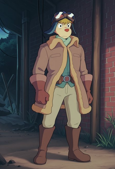 masterpiece, best quality, amazing quality, 1boy, solo, MacSH, coat, helmet, pants, goggles, glove, boots