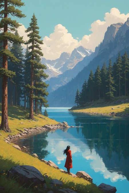 by Alena Aenami and [Kelly Vivanco|Ted Nasmith] in the style of [Franklin Carmichael:Peter Mohrbacher:0.25]
