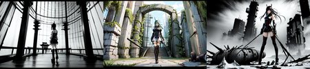 highly insanely detailed, masterpiece, top quality, best quality, highres, 4k, 8k, RAW photo, (very aesthetic, beautiful and aesthetic), 
__lazy-wildcards/subject/env-bg/nihei_tsutomu-blame-env/prompts__, 
<lora:ABARA:0.7>, 
(1girl:1.3), 
solo focus, 
__lazy-wildcards/dataset/background__,âââ