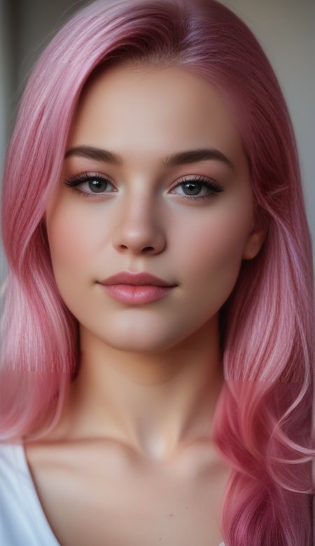Stable_Yogis_PDXL_Positives,   <lora:77ponychar2-pdxl-0-RBSYPV3:0.9>
77ponychar2body, 77ponychar2face,  black eyes,  eyelashes,  portrait,  long hair, looking at viewer, pink hair, lips,  portrait, realistic,  medium breast size,