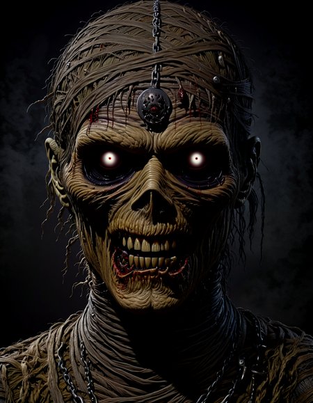Horror Films Eddie, hyper detailed, highly intricate,  ,,, Horror Films, often for scares, monsters, or psychological terror.