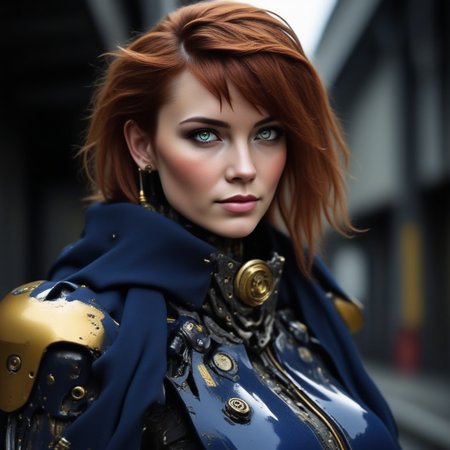 Grace O'Malley. Independant Elite SOLO, Night City, Cyberpunk - V2 SDXL test