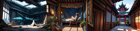 highly insanely detailed, masterpiece, top quality, best quality, highres, 4k, 8k, RAW photo, (very aesthetic, beautiful and aesthetic), 
anran, 
<lora:Anran_Maleah:0.8>, 
(1girl:1.3), 1other, 
__lazy-wildcards/dataset/background__,âââ